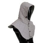 Dolce & Gabbana White Quilted Whole Head Wrap One Size Nylon Hat