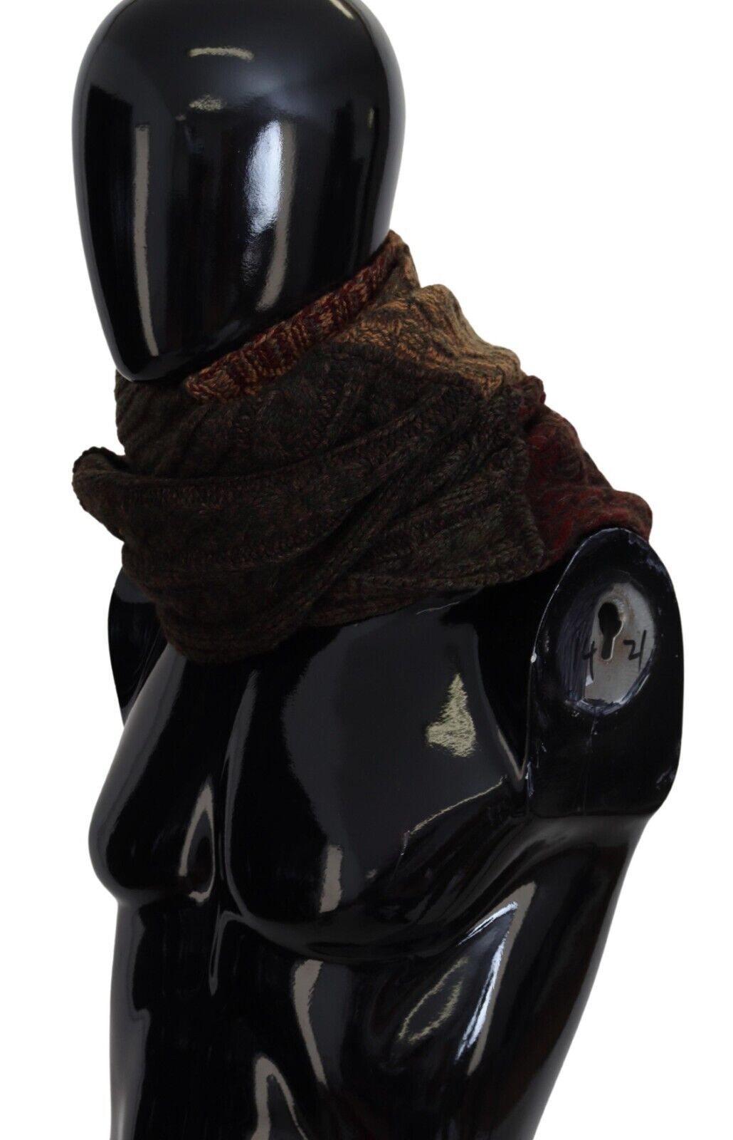 Dolce & Gabbana Multicolor Knitted Men Neck Wrap Shawl Scarf Dolce & Gabbana
