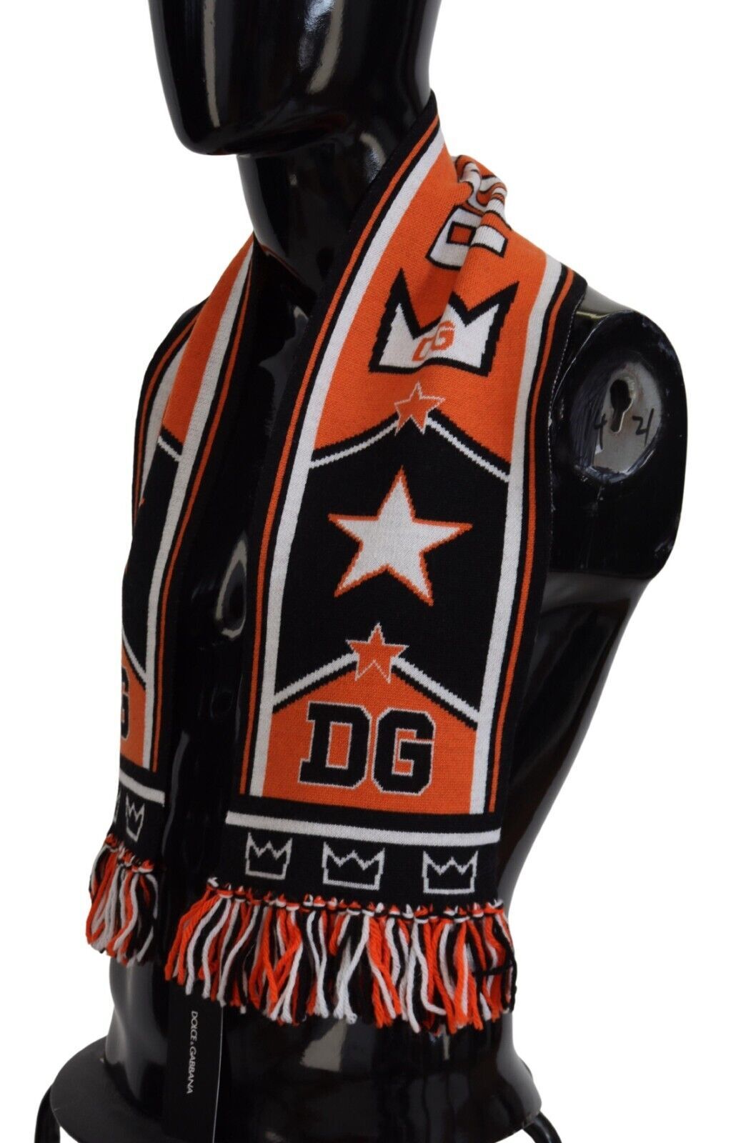 Dolce & Gabbana Multicolor DG Logo Printed Men Neck Wrap Shawl Scarf Dolce & Gabbana