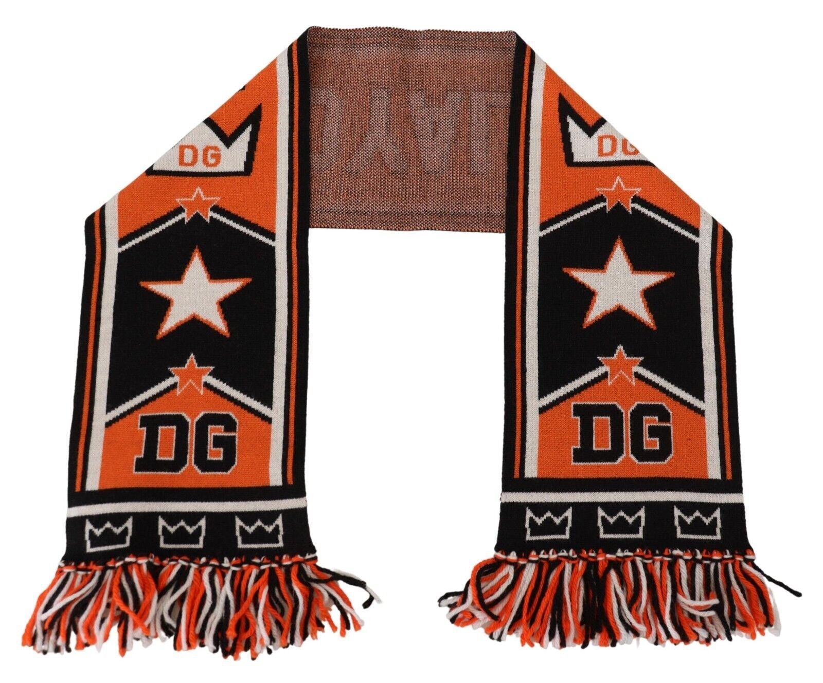 Dolce & Gabbana Multicolor DG Logo Printed Men Neck Wrap Shawl Scarf Dolce & Gabbana