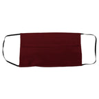 Dolce & Gabbana Maroon Silk Pleated Elastic Ear Strap One Size Face Mask