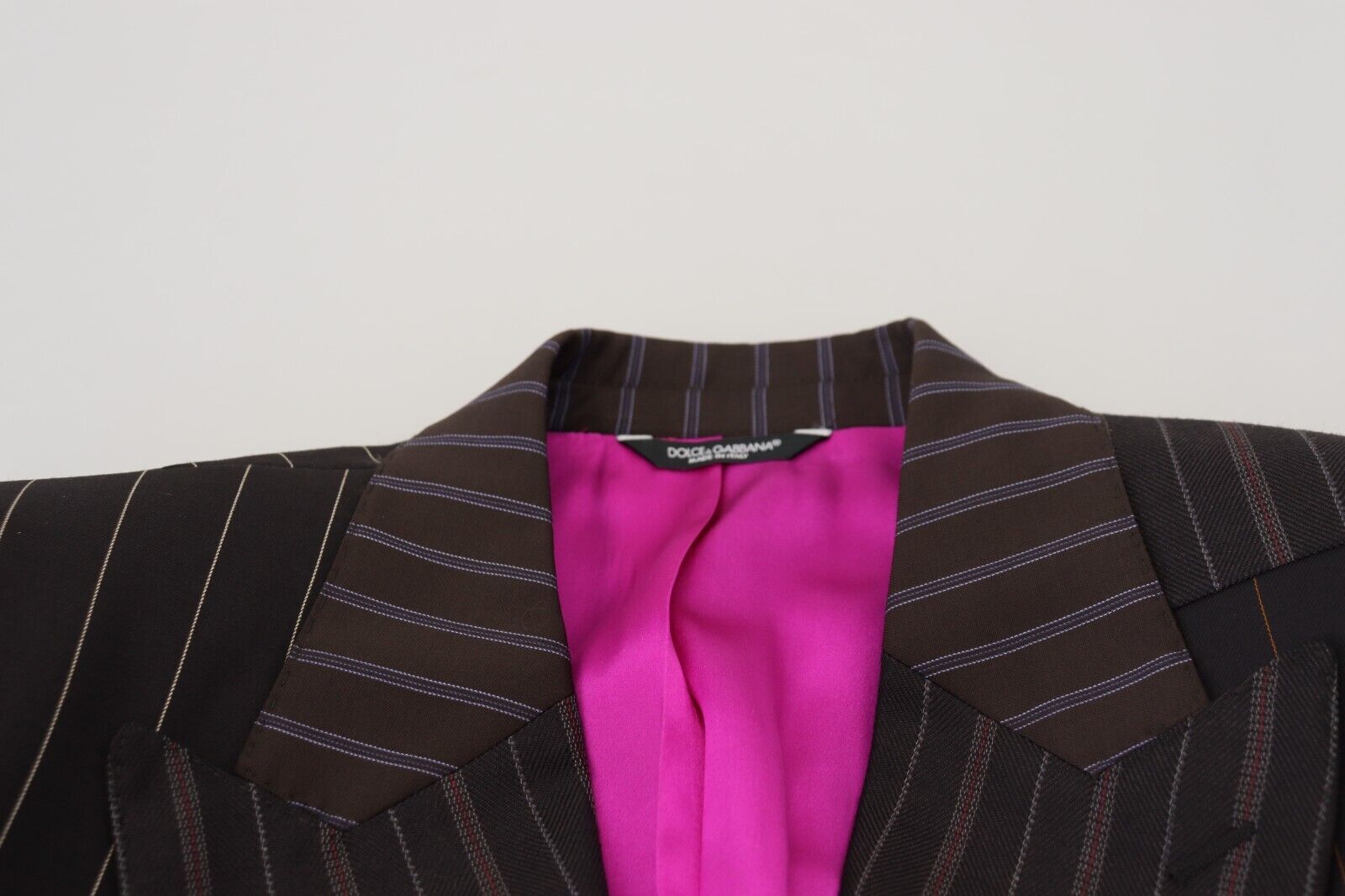 Dolce & Gabbana Multicolor Patchwork Stripes SICILIA Blazer Dolce & Gabbana