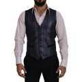 Dolce & Gabbana multicolor polyester waistcoat dress, formal vest with vibrant pattern and tailored fit.