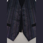Dolce & Gabbana multicolor polyester waistcoat dress, formal vest with vibrant patterns and tailored fit.