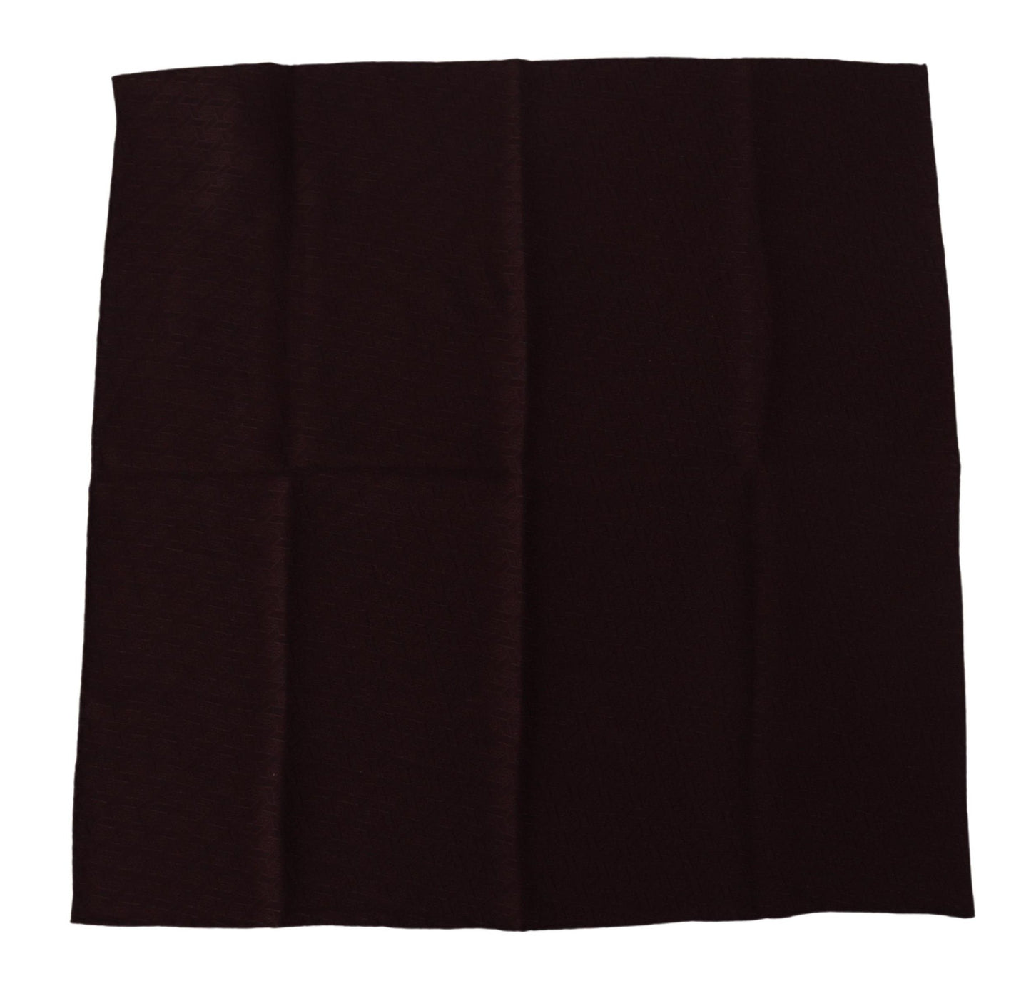 Dolce & Gabbana Brown Silk Blend Square Wrap Handkerchief Scarf Dolce & Gabbana