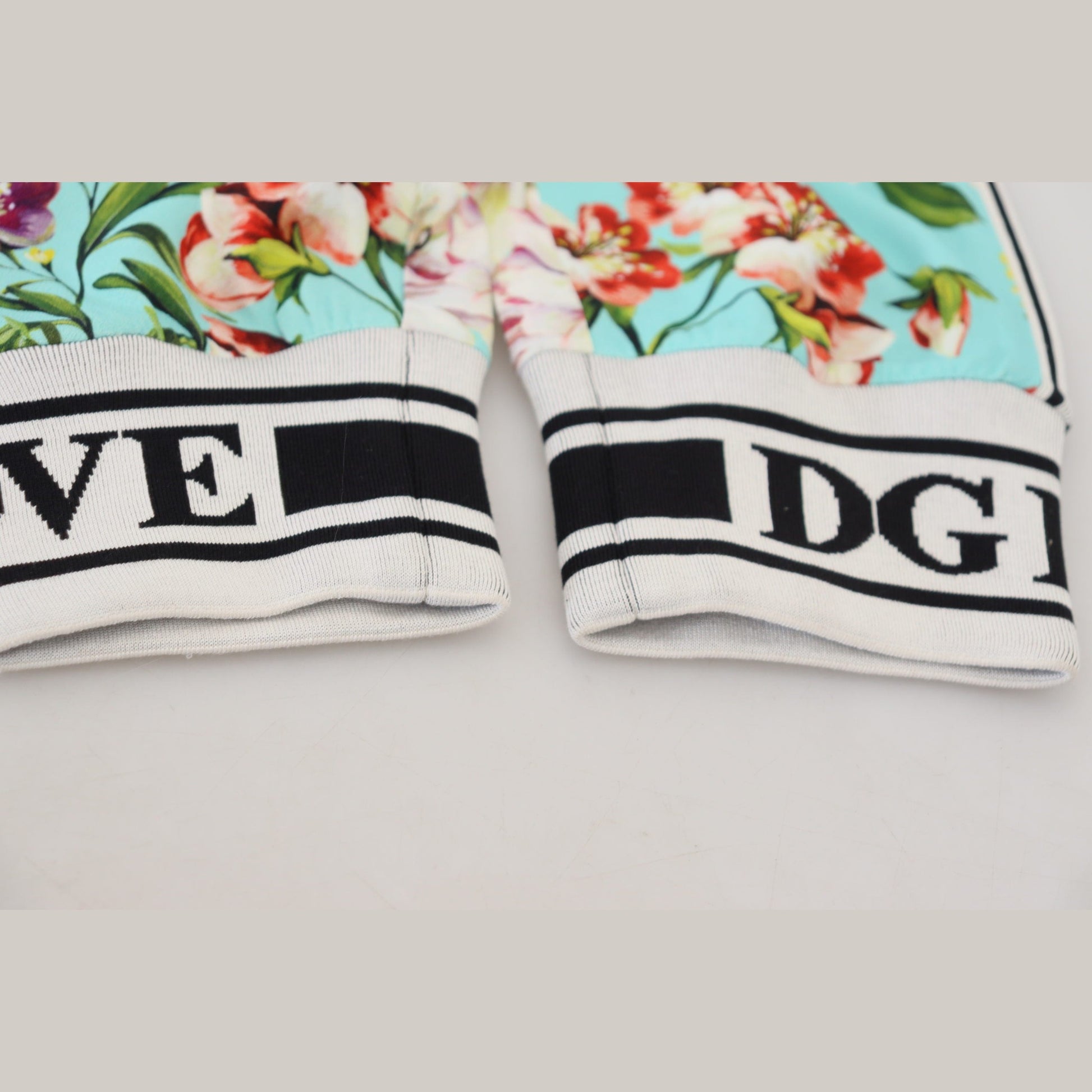Dolce & Gabbana Multicolor Floral Sweatpants Pants Dolce & Gabbana