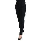 Dolce & Gabbana Black High Waist Women Pants