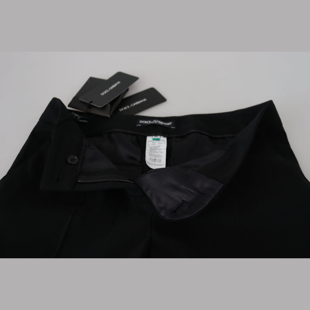 Dolce & Gabbana Black High Waist Women Pants