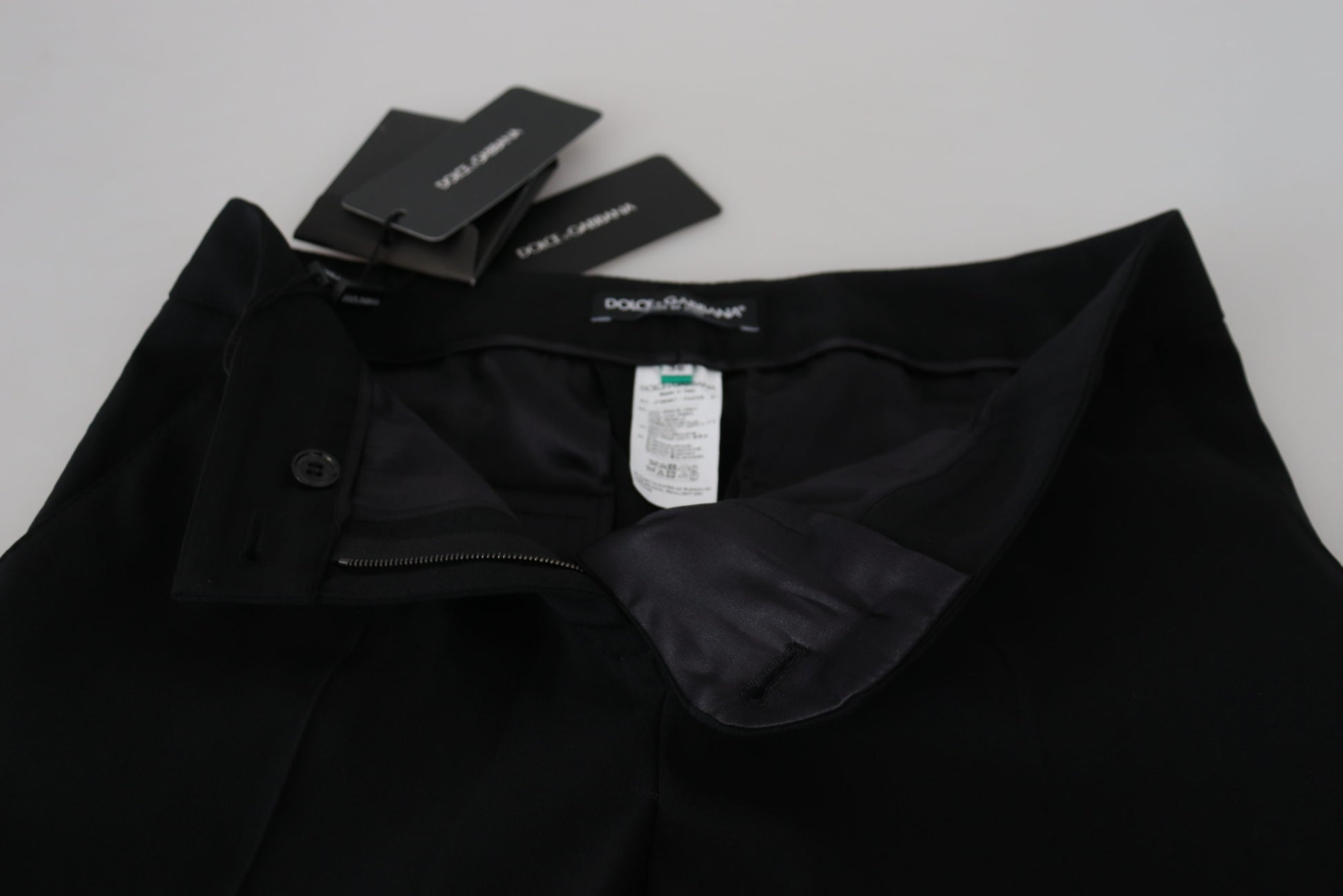 Dolce & Gabbana Black High Waist Women Pants Dolce & Gabbana
