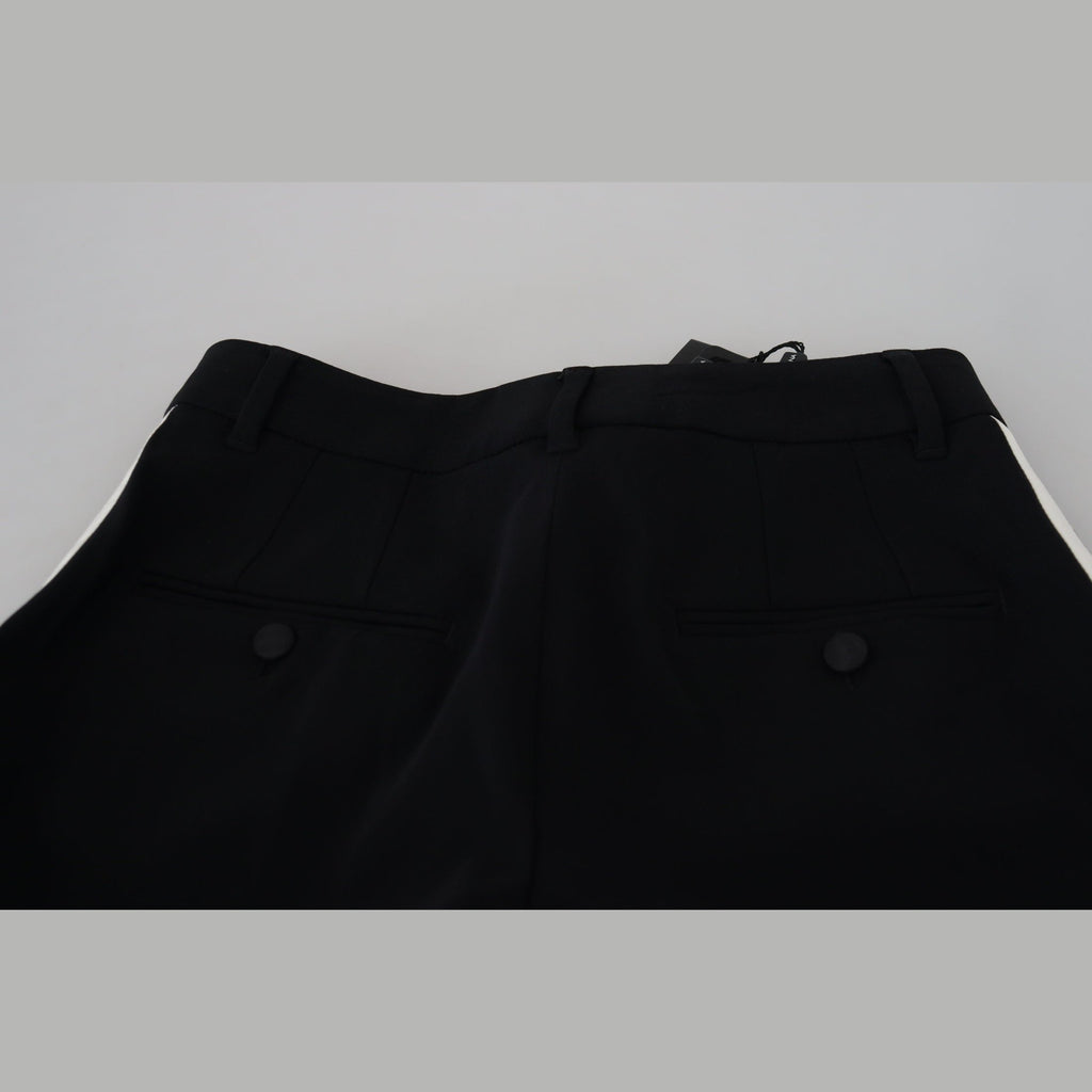 Dolce & Gabbana Black High Waist Women Pants