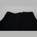 Dolce & Gabbana Black High Waist Women Pants