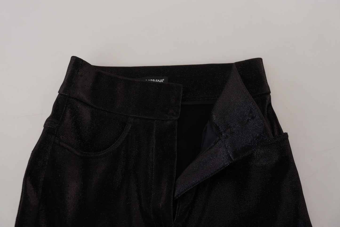 Dolce & Gabbana Black Washed Cotton Skinny Denim Jeans Dolce & Gabbana