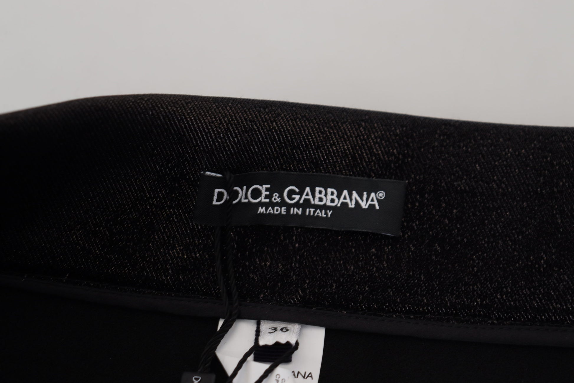 Dolce & Gabbana Black Washed Cotton Skinny Denim Jeans Dolce & Gabbana