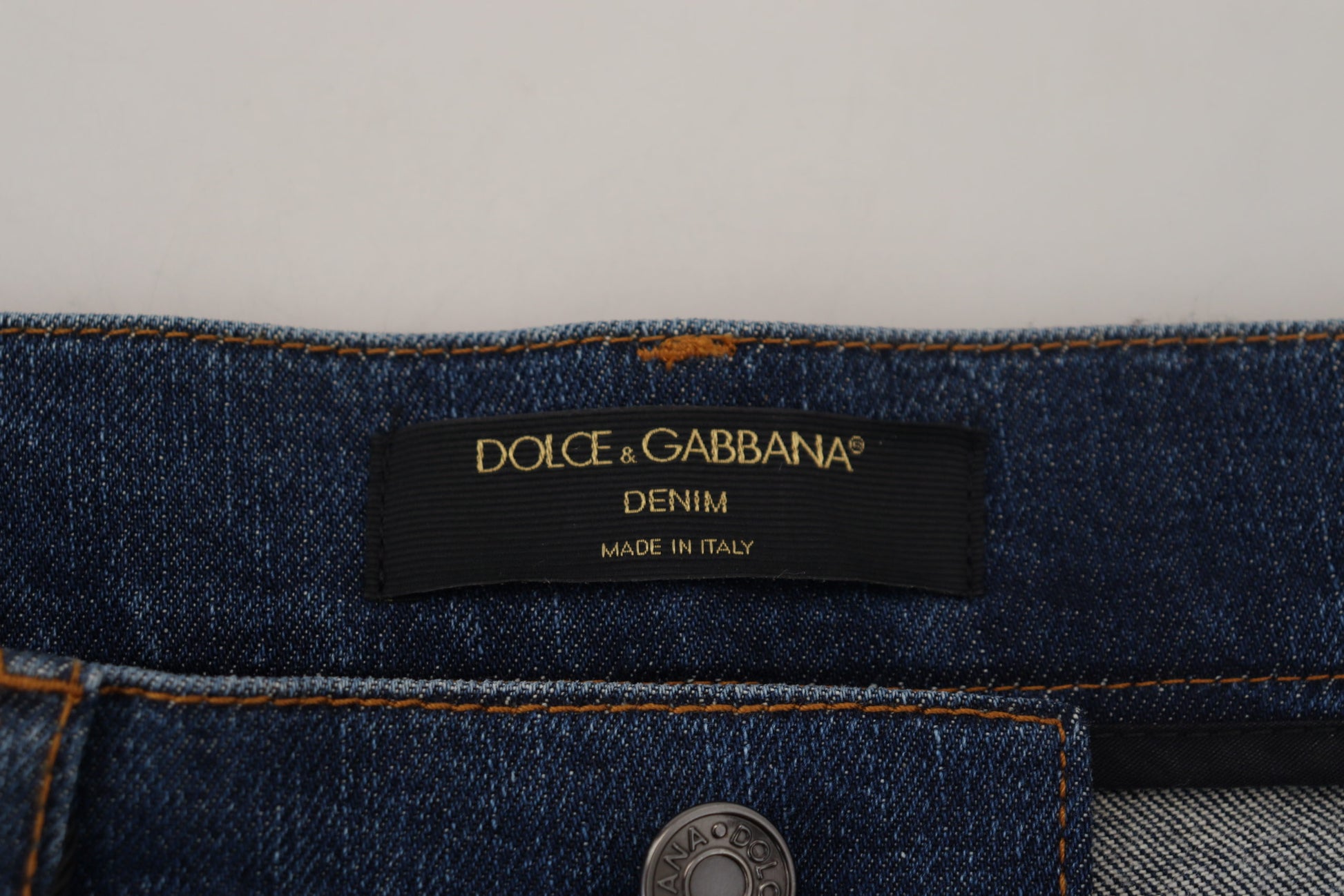 Dolce & Gabbana Black Floral Lace Front Skinny Denim Jeans Dolce & Gabbana