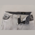 Dolce & Gabbana Gray Washed Skinny Men Denim Jeans