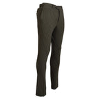 BENCIVENGA Multicolor Striped Pure Cotton Men Pants