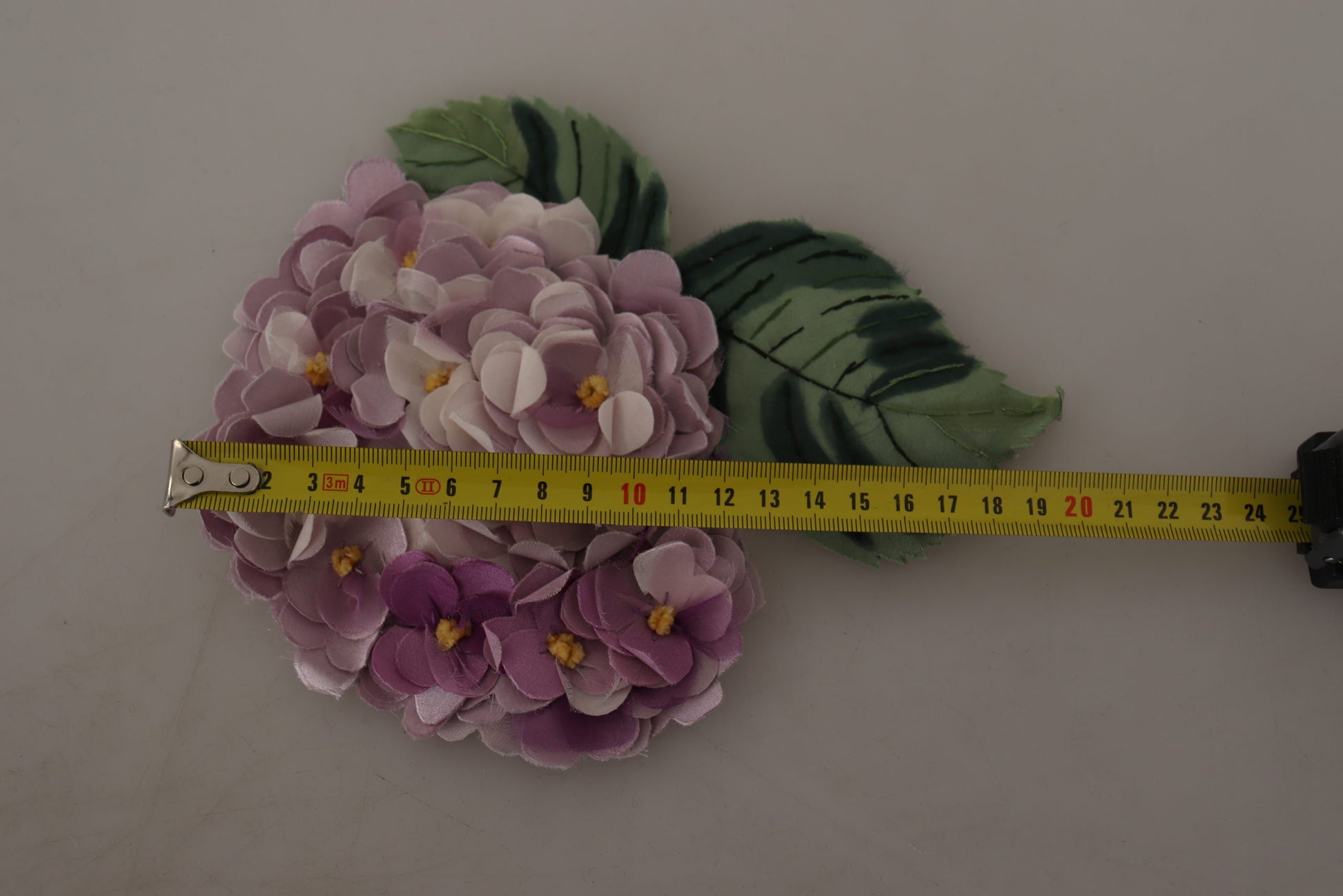 Dolce & Gabbana Purple Floral Gold Tone Brass Women Brooch Dolce & Gabbana