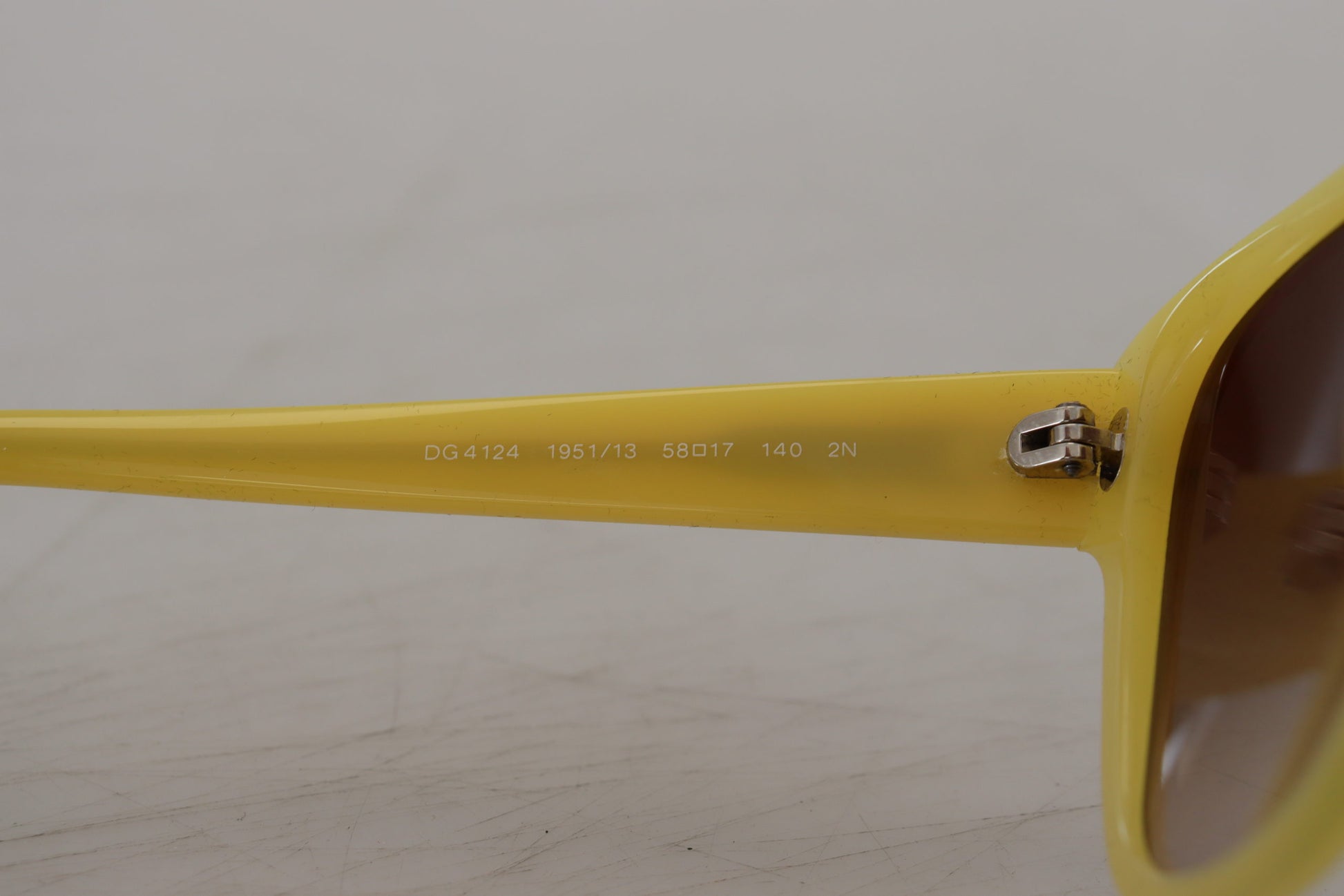Dolce & Gabbana Yellow Acetate Frame Stars Embellishment DG4124 Sunglasses Dolce & Gabbana