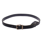 Dolce & Gabbana Blue Leather Logo Belt