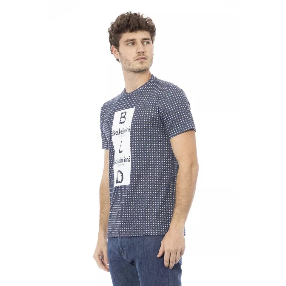 Baldinini Trend Gray Cotton T-Shirt