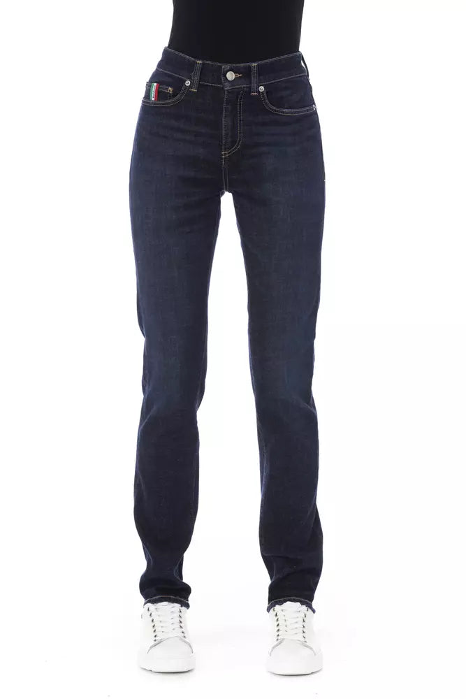 Baldinini Trend Blue Cotton Women's Jeans Baldinini Trend