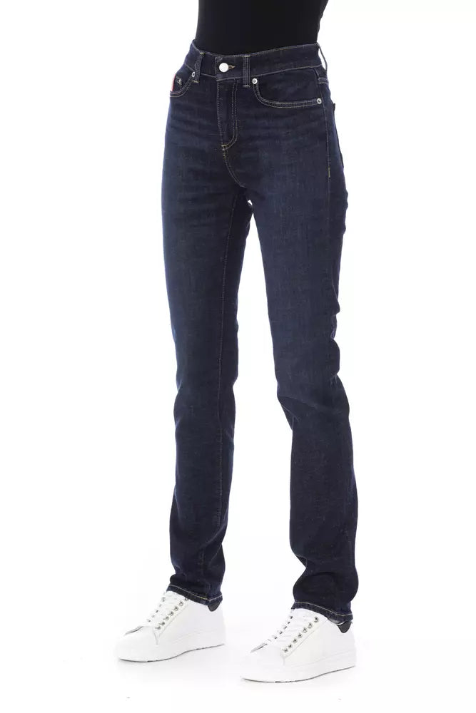 Baldinini Trend Blue Cotton Women's Jeans Baldinini Trend