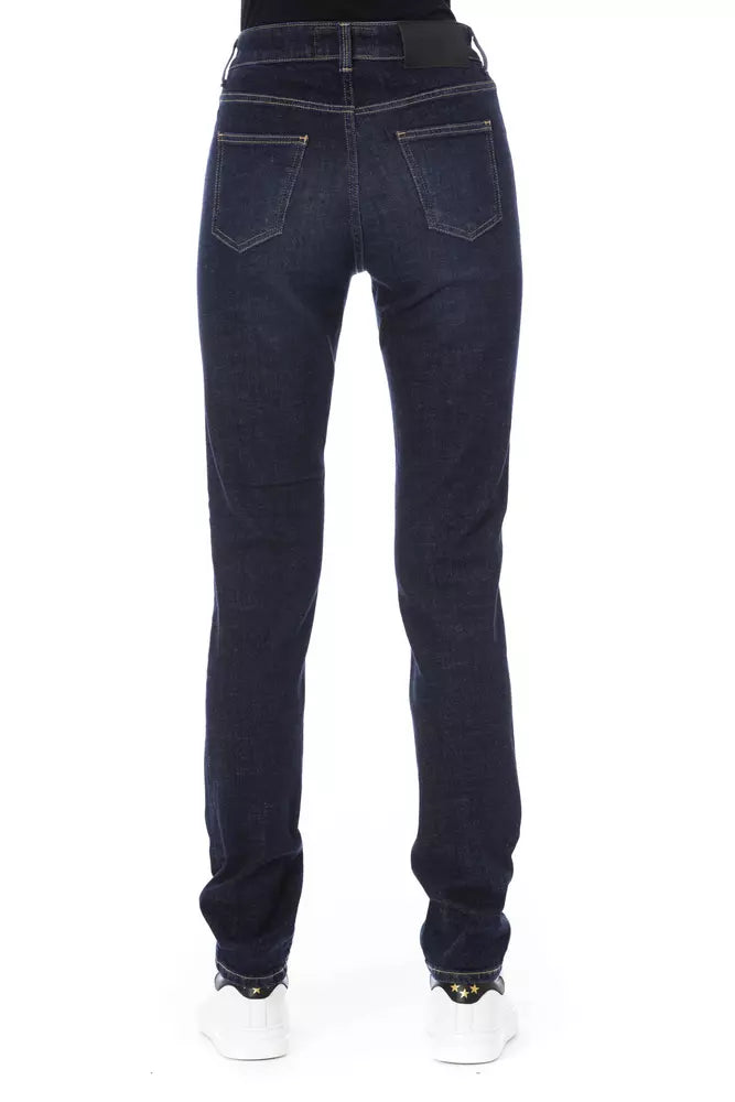 Baldinini Trend Blue Cotton Women's Jeans Baldinini Trend