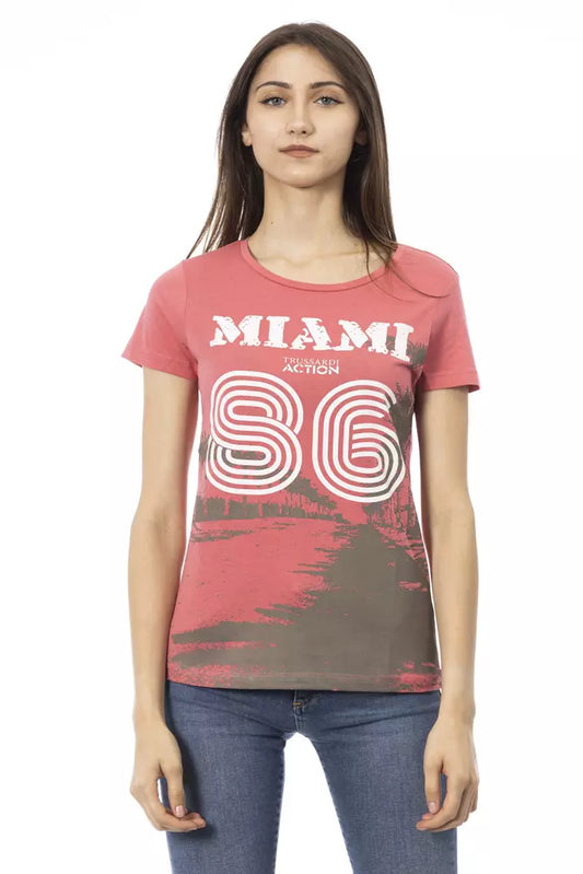 Trussardi Action Multicolor Cotton Women T-Shirt Trussardi Action