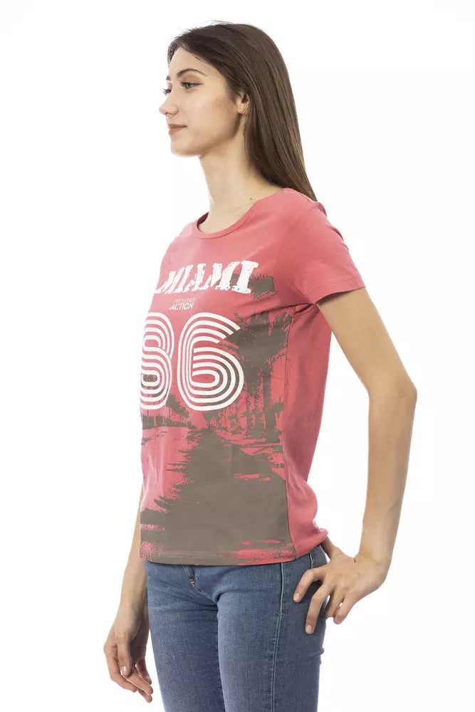 Trussardi Action Multicolor Cotton Women T-Shirt Trussardi Action