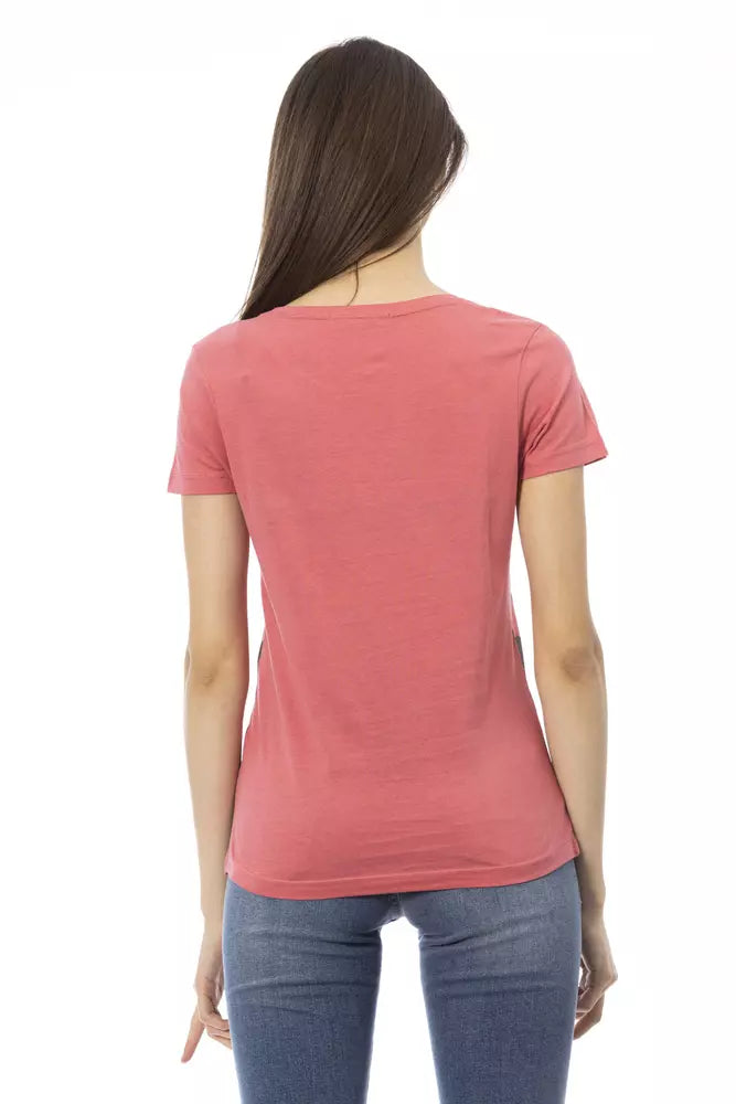 Trussardi Action Multicolor Cotton Women T-Shirt Trussardi Action