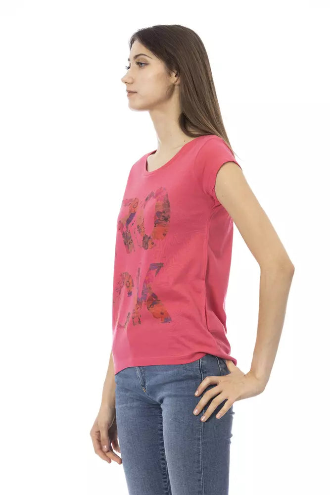 Trussardi Action Multicolor Cotton Women T-Shirt Trussardi Action