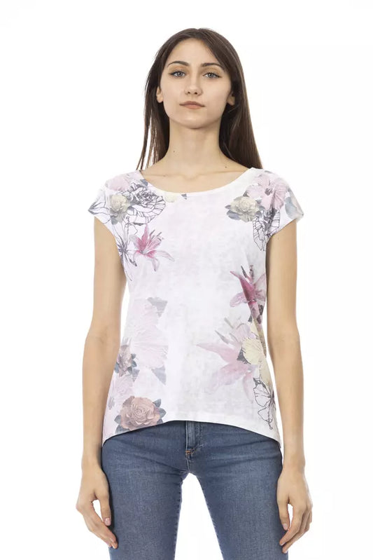 Trussardi Action White Cotton Women T-Shirt Trussardi Action
