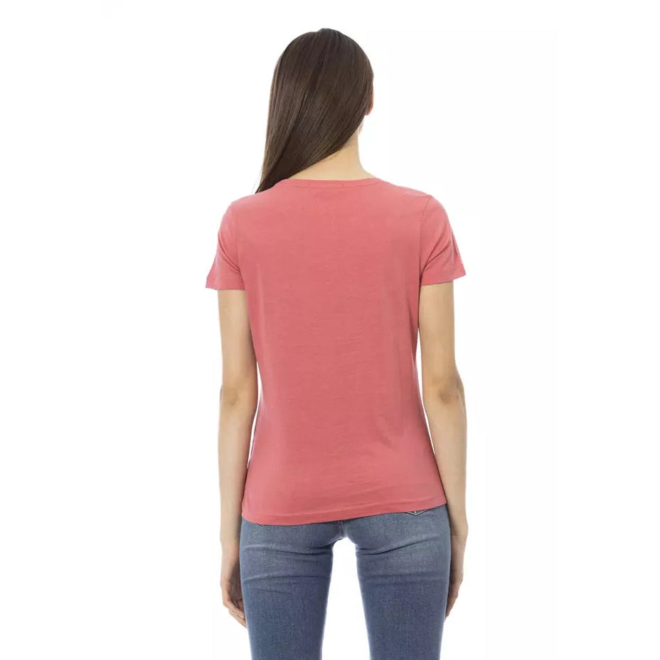 Trussardi Action Fuchsia Cotton Tops & T-Shirt