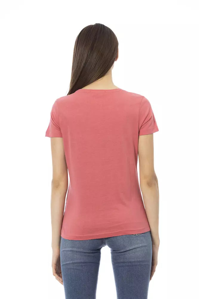 Trussardi Action Fuchsia Cotton Women T-Shirt Trussardi Action