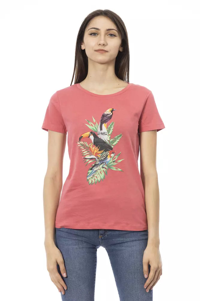 Trussardi Action Multicolor Cotton Women T-Shirt Trussardi Action