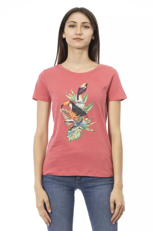 Trussardi Action Multicolor Cotton Women T-Shirt Trussardi Action