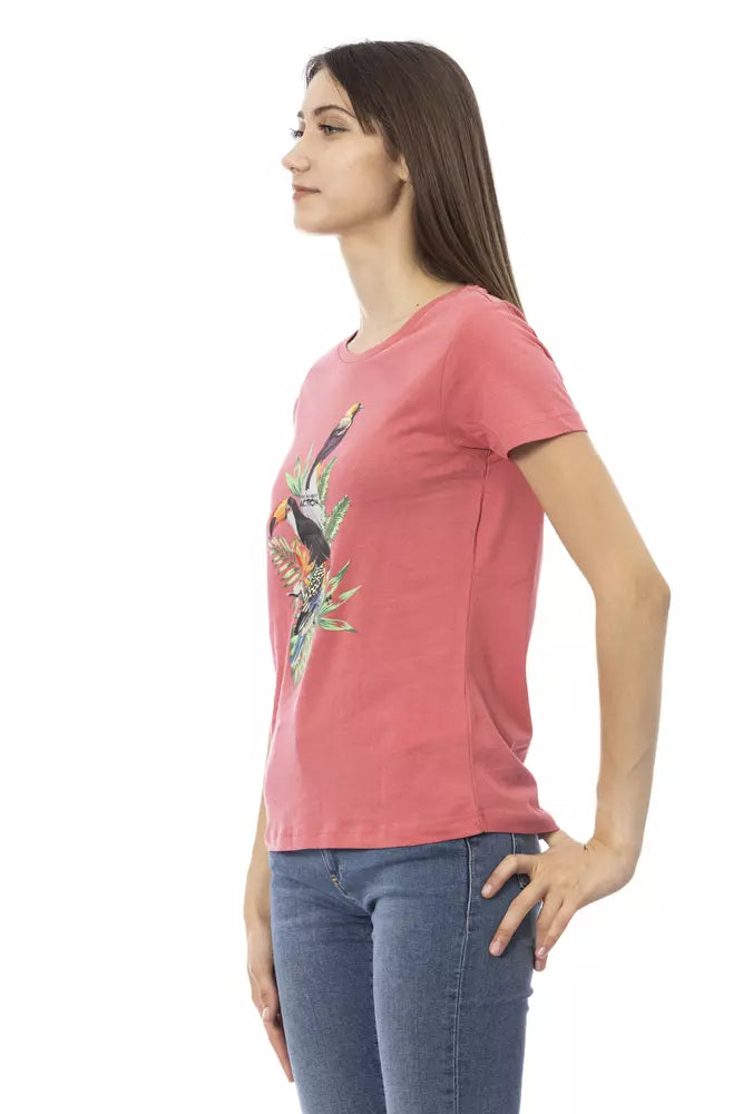 Trussardi Action Multicolor Cotton Women T-Shirt Trussardi Action