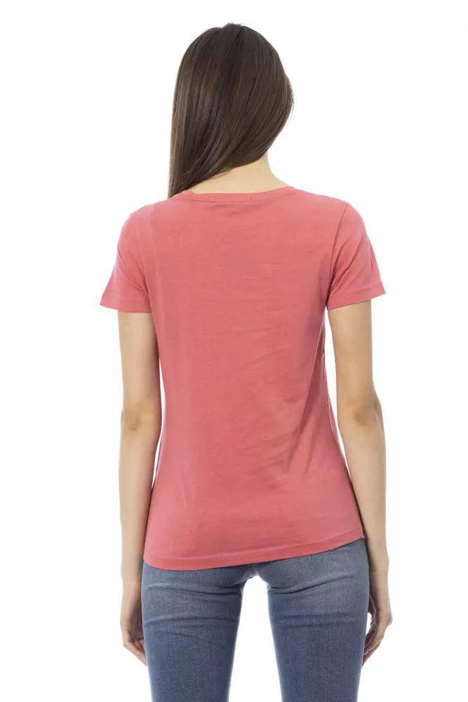 Trussardi Action Multicolor Cotton Women T-Shirt Trussardi Action