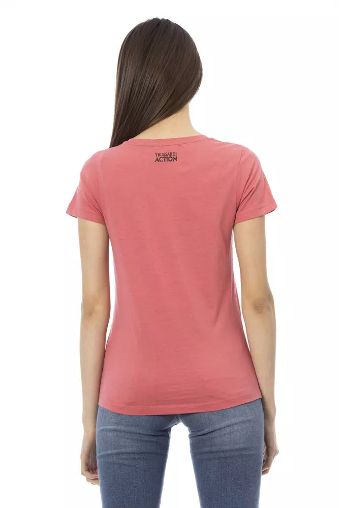 Trussardi Action Multicolor Cotton Women T-Shirt Trussardi Action