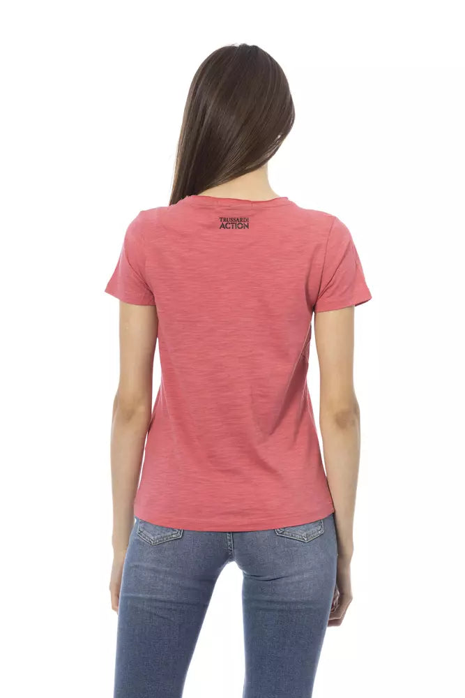 Trussardi Action Multicolor Cotton Women T-Shirt Trussardi Action