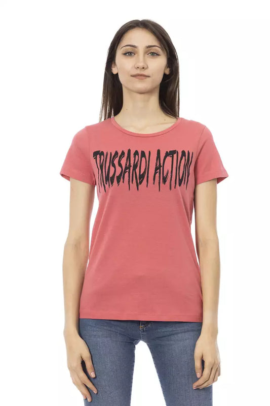 Trussardi Action Multicolor Cotton Women T-Shirt Trussardi Action