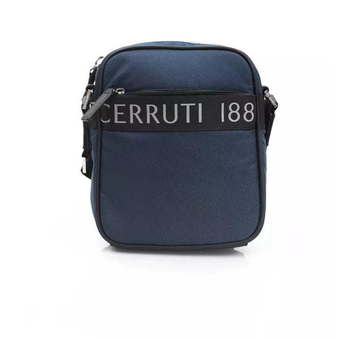 Cerruti 1881 Blue Leather Women Crossbody Bag
