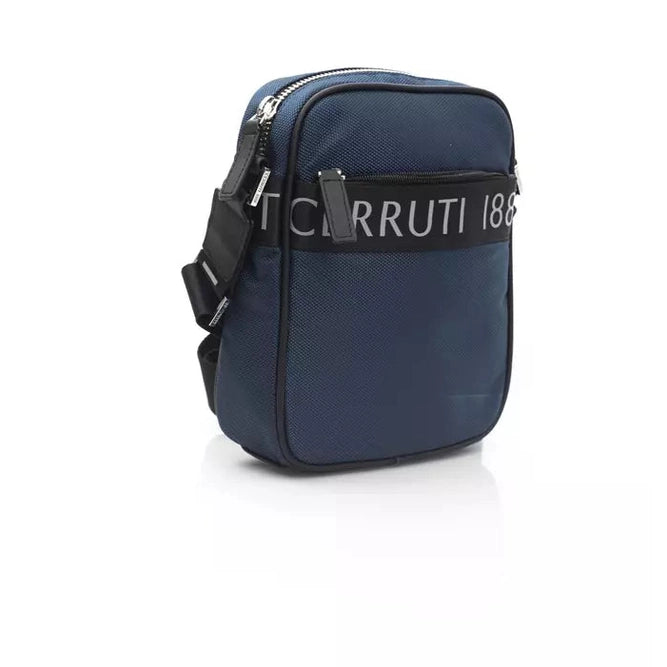 Cerruti 1881 Blue Leather Women Crossbody Bag