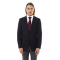 Uominitaliani Black Wool Men's Blazer Uominitaliani