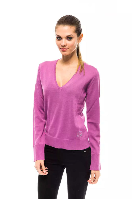 Montana Blu Multicolor Wool Women Sweater Montana Blu