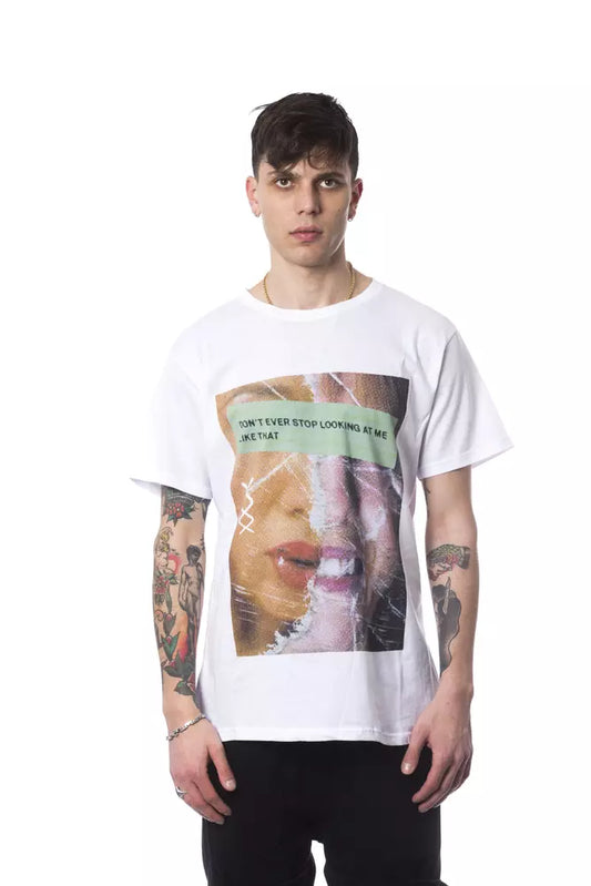 Nicolo Tonetto White Cotton Men T-Shirt Nicolo Tonetto