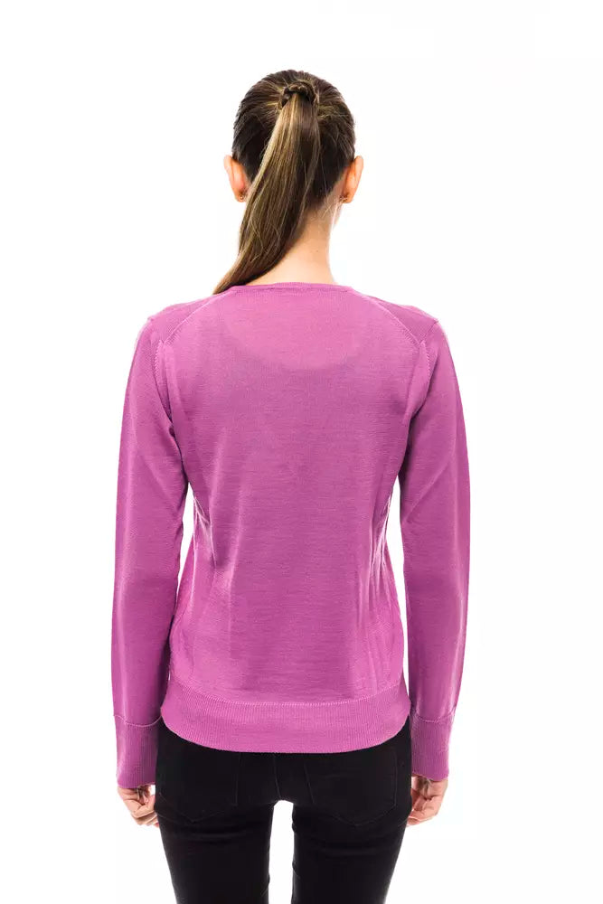 Montana Blu Multicolor Wool Women Sweater Montana Blu