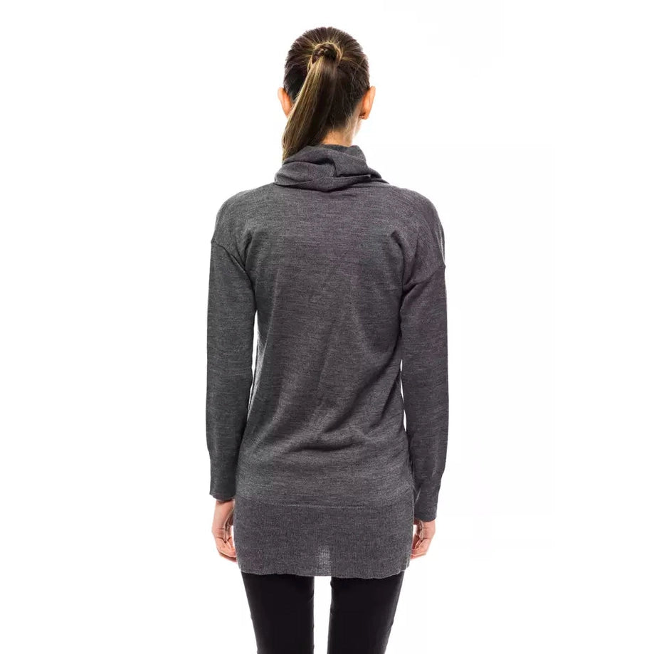 Montana Blu Gray Wool Women Sweater
