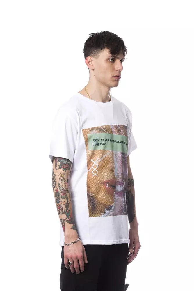 Nicolo Tonetto White Cotton Men T-Shirt Nicolo Tonetto