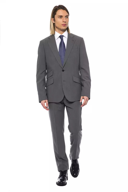 Billionaire Italian Couture Gray Wool Men Blazer Billionaire Italian Couture